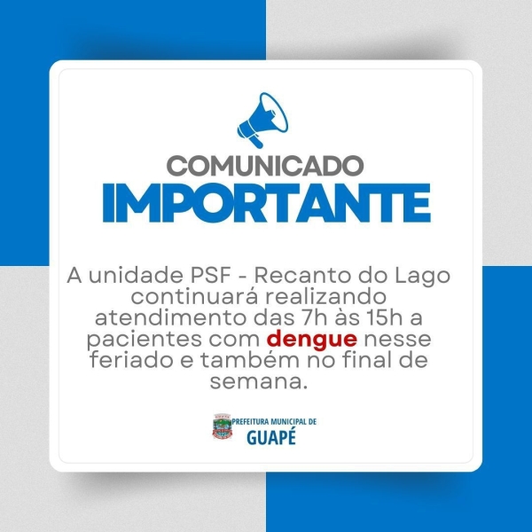 COMUNICADO IMPORTANTE