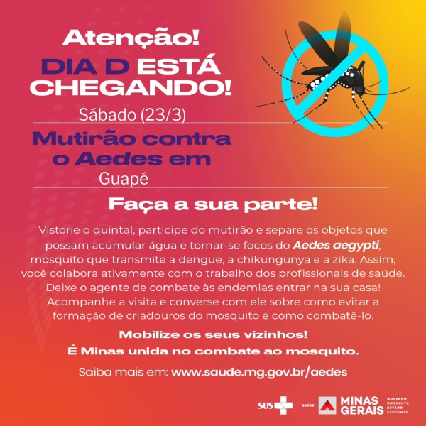 ATENÇÃO DIA D ESTÁ CHEGANDO!