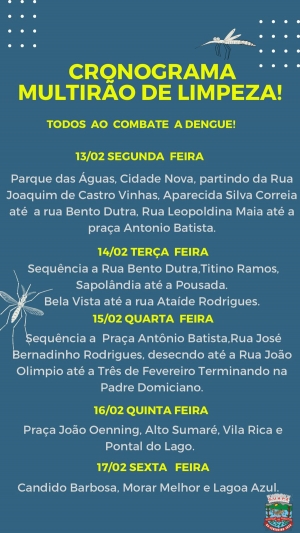 Mutirão de combate a Dengue